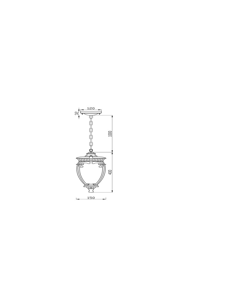 Maytoni Zewnętrzna Fleur Lampa Wisząca 1xE27 60W IP44 Brąz Antyczny O414PL-01BZ Maytoni Zewnętrzna Fleur Lampa Wisząca 1xE27 60W IP44 Brąz Antyczny O414PL-01BZ