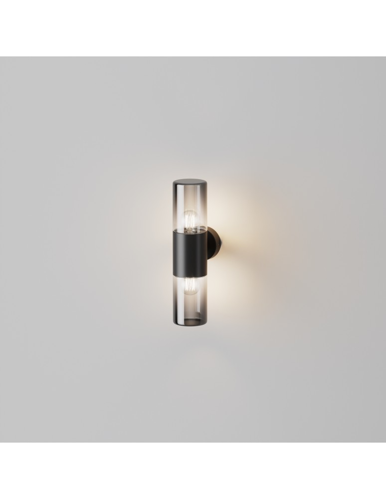 Maytoni Zewnętrzna Amas Kinkiet/Ścienna 2xE27 60W IP54 Grafit O432WL-02GF Maytoni Zewnętrzna Amas Kinkiet/Ścienna 2xE27 60W IP54 Grafit O432WL-02GF