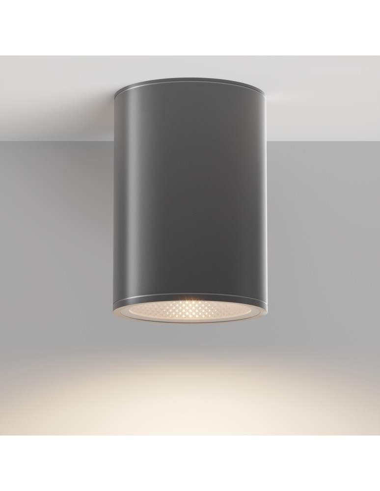 Maytoni Zewnętrzna Bar Lampa Sufitowa LED 12W 1300lm 3000K IP65 Grafit O306CL-L12GF