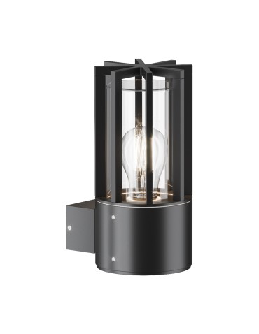 Maytoni Zewnętrzna Barrel Kinkiet/Ścienna 1xE27 15W IP54 Grafit O453WL-01GF