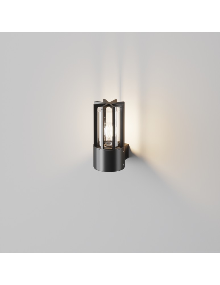 Maytoni Zewnętrzna Barrel Kinkiet/Ścienna 1xE27 15W IP54 Grafit O453WL-01GF Maytoni Zewnętrzna Barrel Kinkiet/Ścienna 1xE27 15W IP54 Grafit O453WL-01GF
