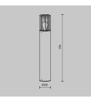 Maytoni Zewnętrzna Barrel Ogrodowa 1xE27 15W IP54 Grafit O453FL-01GF Maytoni Zewnętrzna Barrel Ogrodowa 1xE27 15W IP54 Grafit O453FL-01GF