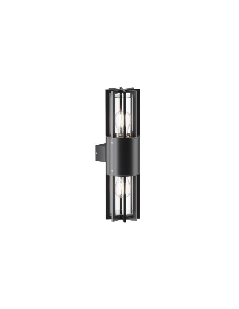 Maytoni Zewnętrzna Barrel Kinkiet/Ścienna 2xE27 15W IP54 Grafit O453WL-02GF Maytoni Zewnętrzna Barrel Kinkiet/Ścienna 2xE27 15W IP54 Grafit O453WL-02GF