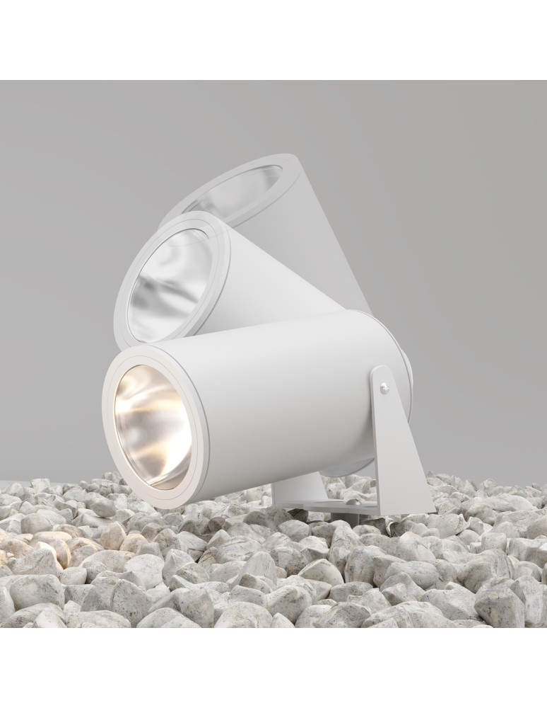 Maytoni Zewnętrzna Bern Ogrodowa LED 30W 2800lm 3000K IP65 Biały O050FL-L30W3K