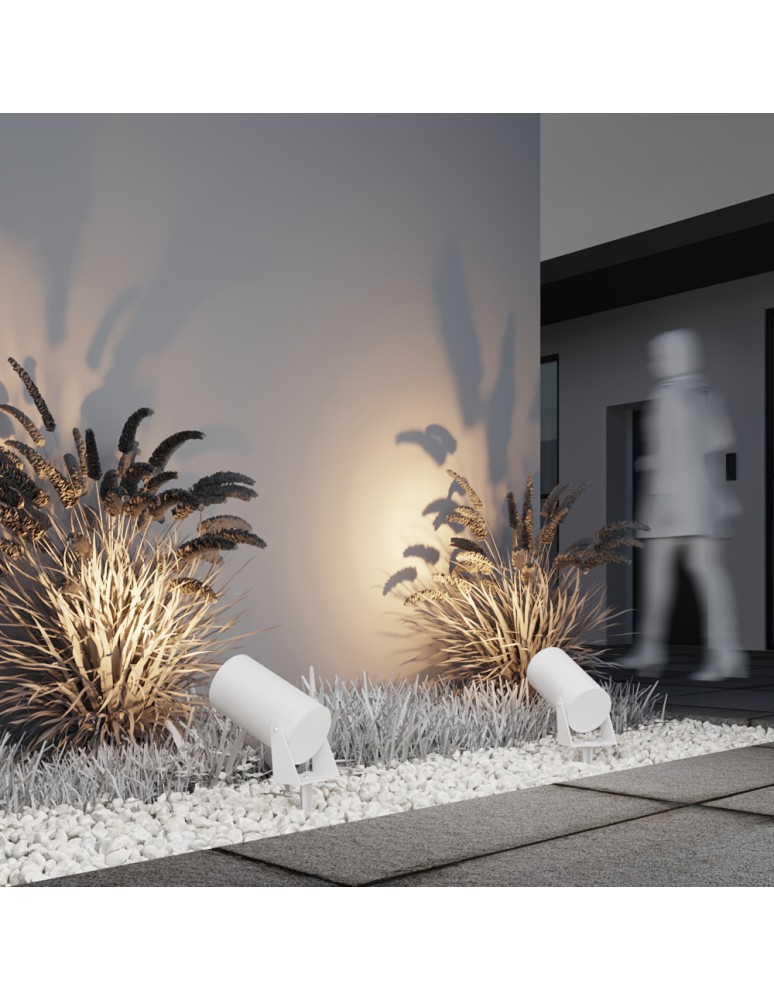 Maytoni Zewnętrzna Bern Ogrodowa LED 30W 2800lm 3000K IP65 Biały O050FL-L30W3K