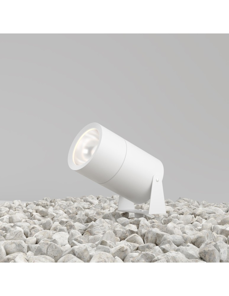 Maytoni Zewnętrzna Bern Ogrodowa LED 15W 1200lm 3000K IP65 Biały O050FL-L15W3K