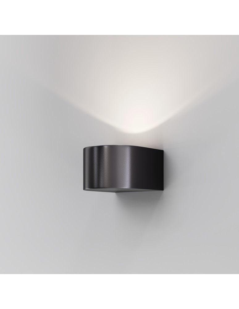 Maytoni Zewnętrzna Blow Kinkiet Architektoniczny LED 5W 500lm 3000K IP54 Grafit O435WL-L5GF3K Maytoni Zewnętrzna Blow Kinkiet Architektoniczny LED 5W 500lm 3000K IP54 Grafit O435WL-L5GF3K