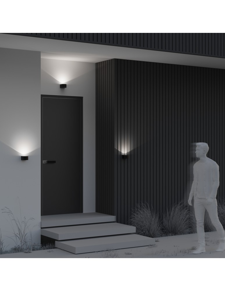 Maytoni Zewnętrzna Blow Kinkiet Architektoniczny LED 5W 500lm 3000K IP54 Grafit O435WL-L5GF3K Maytoni Zewnętrzna Blow Kinkiet Architektoniczny LED 5W 500lm 3000K IP54 Grafit O435WL-L5GF3K