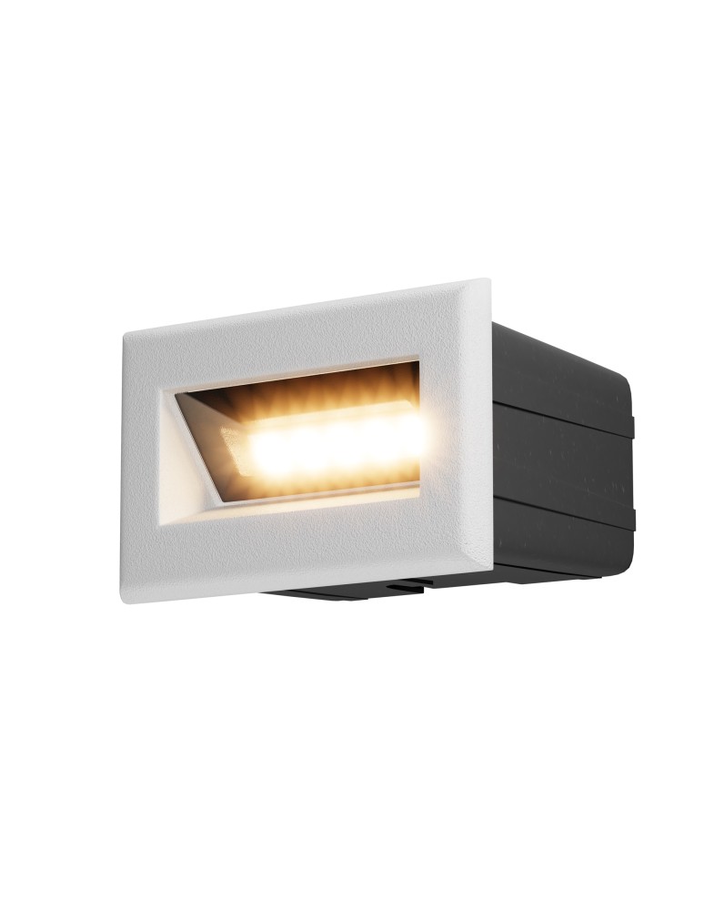 Maytoni Zewnętrzna Bosca Oświetlenie Schodów/Scieżek LED 3W 250lm 3000K IP65 Biały O045SL-L3W3K Maytoni Zewnętrzna Bosca Oświetlenie Schodów/Scieżek LED 3W 250lm 3000K IP65 Biały O045SL-L3W3K