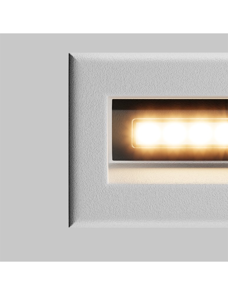 Maytoni Zewnętrzna Bosca Oświetlenie Schodów/Scieżek LED 3W 250lm 3000K IP65 Biały O045SL-L3W3K Maytoni Zewnętrzna Bosca Oświetlenie Schodów/Scieżek LED 3W 250lm 3000K IP65 Biały O045SL-L3W3K