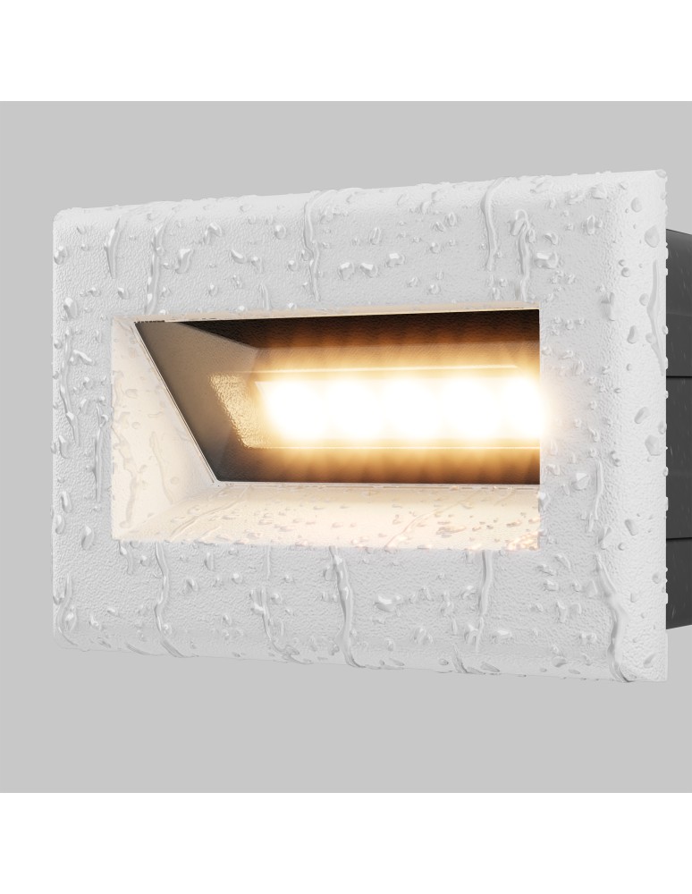 Maytoni Zewnętrzna Bosca Oświetlenie Schodów/Scieżek LED 3W 250lm 3000K IP65 Biały O045SL-L3W3K Maytoni Zewnętrzna Bosca Oświetlenie Schodów/Scieżek LED 3W 250lm 3000K IP65 Biały O045SL-L3W3K