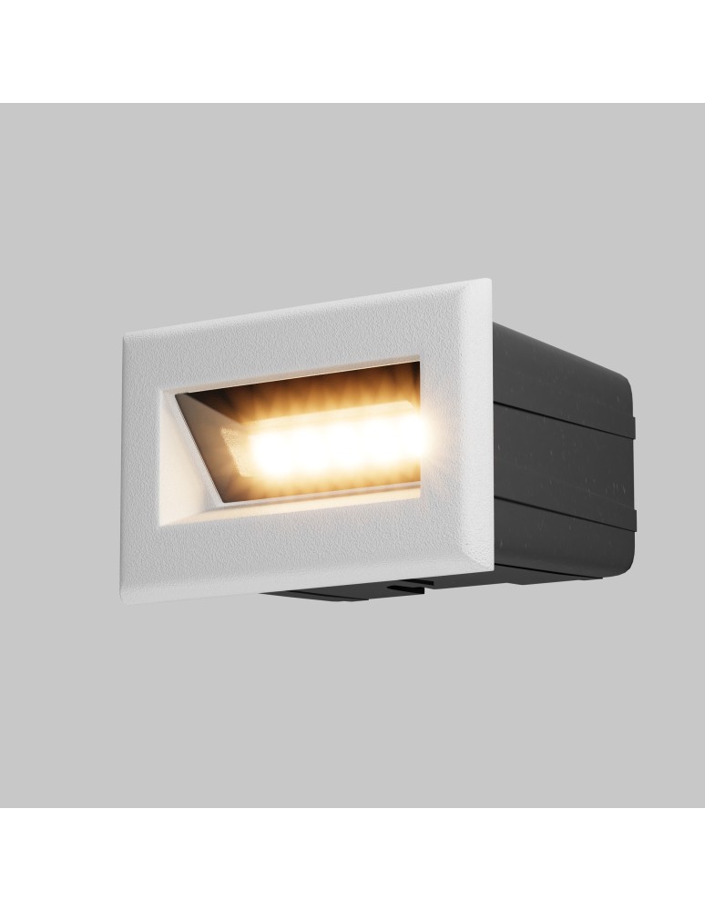 Maytoni Zewnętrzna Bosca Oświetlenie Schodów/Scieżek LED 3W 250lm 3000K IP65 Biały O045SL-L3W3K Maytoni Zewnętrzna Bosca Oświetlenie Schodów/Scieżek LED 3W 250lm 3000K IP65 Biały O045SL-L3W3K