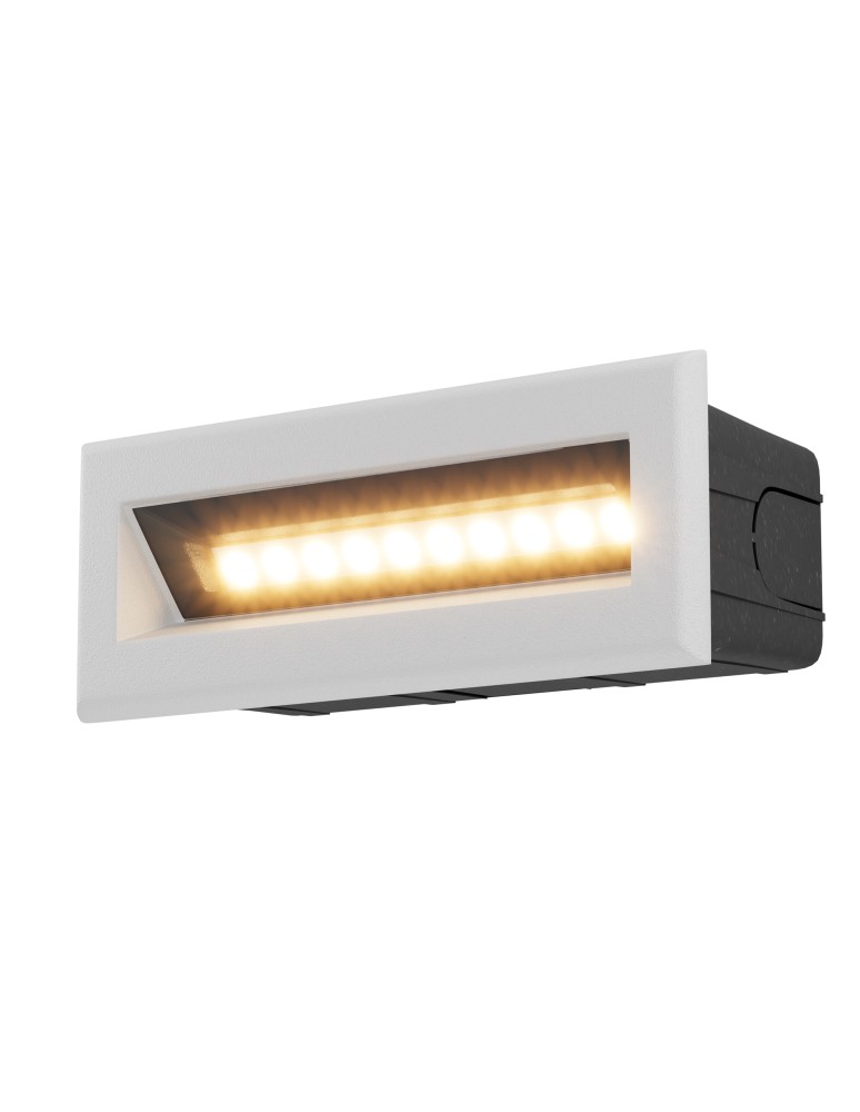 Maytoni Zewnętrzna Bosca Oświetlenie Schodów/Scieżek LED 5W 400lm 3000K IP65 Biały O045SL-L5W3K Maytoni Zewnętrzna Bosca Oświetlenie Schodów/Scieżek LED 5W 400lm 3000K IP65 Biały O045SL-L5W3K