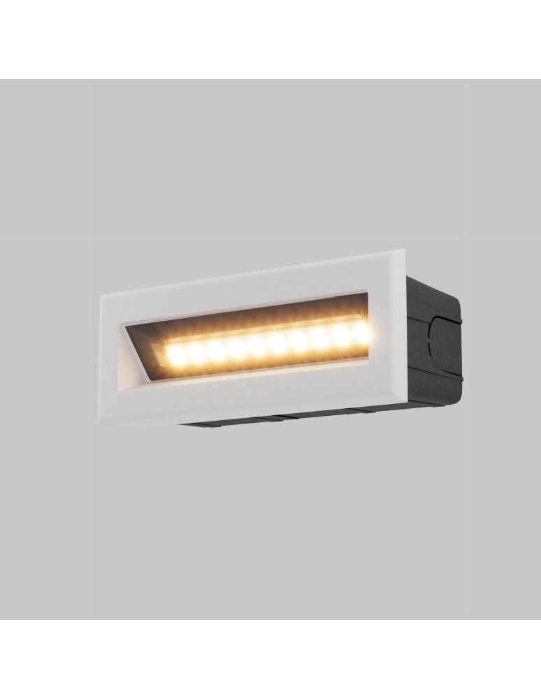 Maytoni Zewnętrzna Bosca Oświetlenie Schodów/Scieżek LED 5W 400lm 3000K IP65 Biały O045SL-L5W3K Maytoni Zewnętrzna Bosca Oświetlenie Schodów/Scieżek LED 5W 400lm 3000K IP65 Biały O045SL-L5W3K