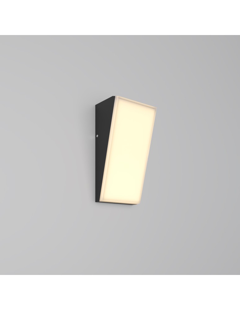 Maytoni Zewnętrzna Brick Kinkiet/Ścienna LED 10W 1100lm 3000K IP54 Grafit O436WL-L10GF3K1