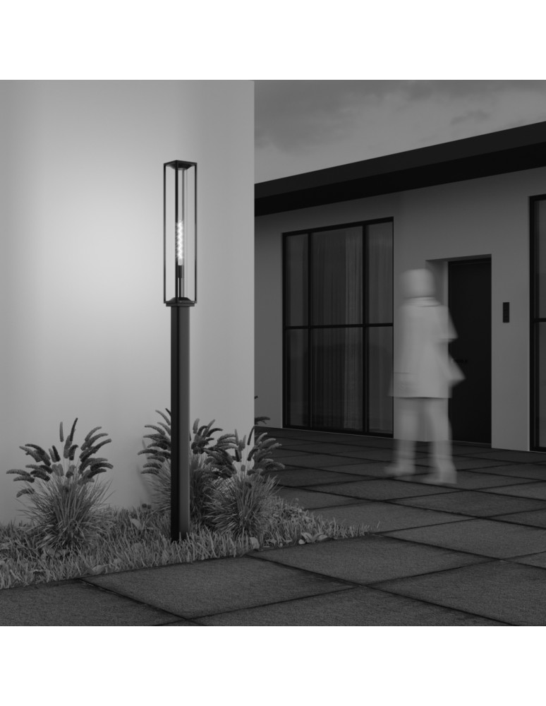 Maytoni Zewnętrzna Cell Ogrodowa 1xE27 15W IP54 Grafit O452FL-01GF3