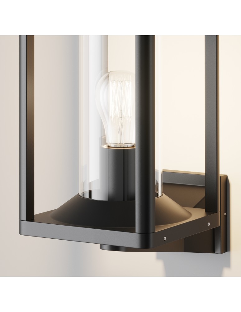 Maytoni Zewnętrzna Cell Kinkiet/Ścienna 1xE27 15W IP65 Grafit O452WL-01GF
