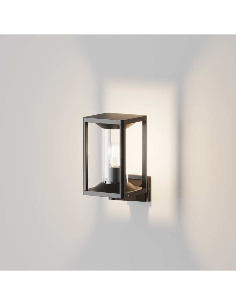 Maytoni Zewnętrzna Cell Kinkiet/Ścienna 1xE27 15W IP65 Grafit O452WL-01GF