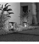 Lampy ogrodowe stojące - Maytoni Zewnętrzna Cell Ogrodowa 1xE27 15W IP54 Grafit O452FL-01GF - product 7