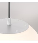 Lampy zewnętrzne wiszące - Maytoni Zewnętrzna Erda Lampa Wisząca 1xE27 30W IP54 Biały O594PL-01B - product 3