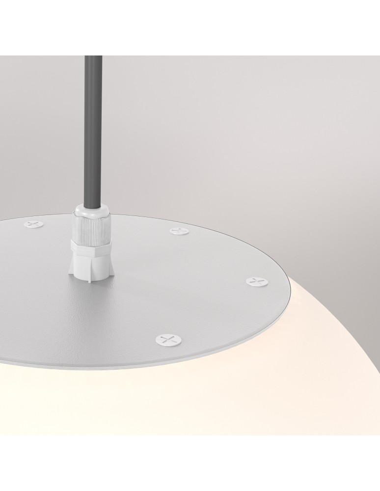 Maytoni Zewnętrzna Erda Lampa Wisząca 1xE27 30W IP54 Biały O594PL-01B