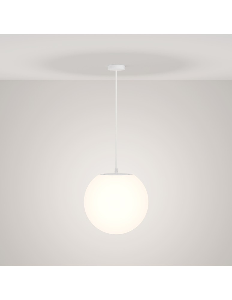 Maytoni Zewnętrzna Erda Lampa Wisząca 1xE27 30W IP54 Biały O594PL-01W Maytoni Zewnętrzna Erda Lampa Wisząca 1xE27 30W IP54 Biały O594PL-01W