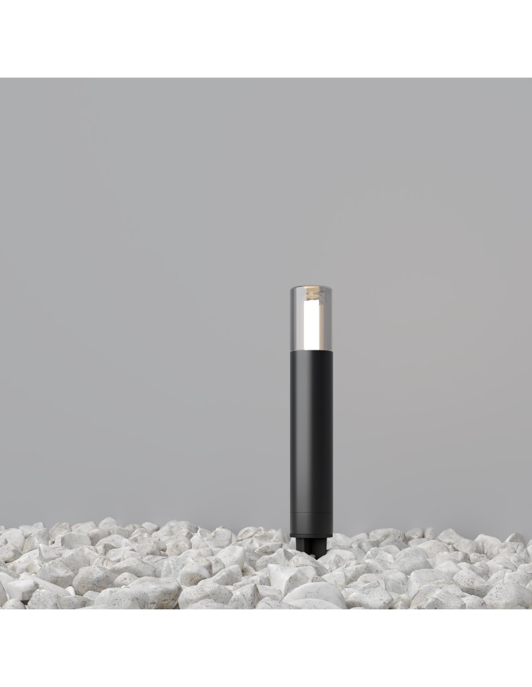 Maytoni Zewnętrzna Glide Ogrodowa 1xG9 20W IP54 Graphite O437FL-01GF1