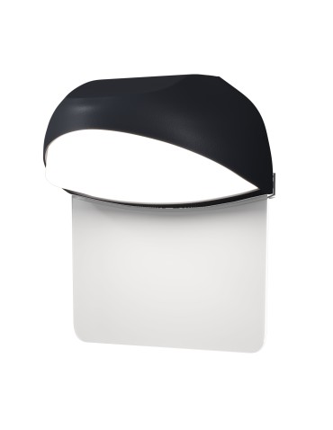 Maytoni Zewnętrzna Gloss Kinkiet/Ścienna LED 7W 500lm 3000K IP65 Graphite O447WL-L7GF3K