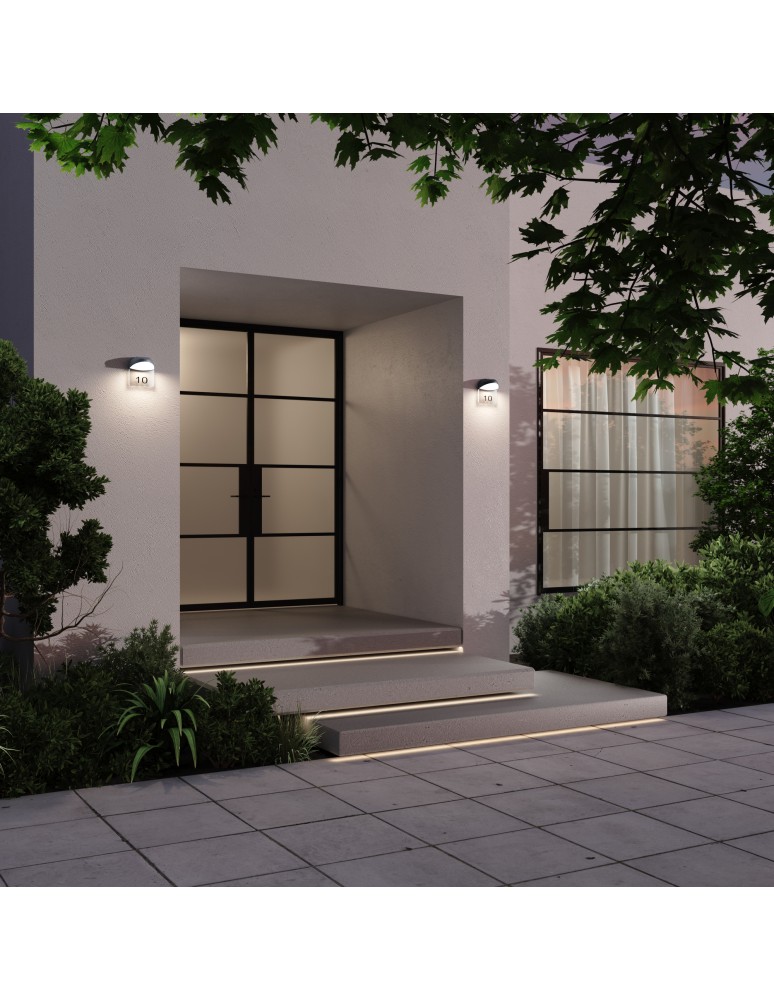 Maytoni Zewnętrzna Gloss Kinkiet/Ścienna LED 7W 500lm 3000K IP65 Graphite O447WL-L7GF3K Maytoni Zewnętrzna Gloss Kinkiet/Ścienna LED 7W 500lm 3000K IP65 Graphite O447WL-L7GF3K