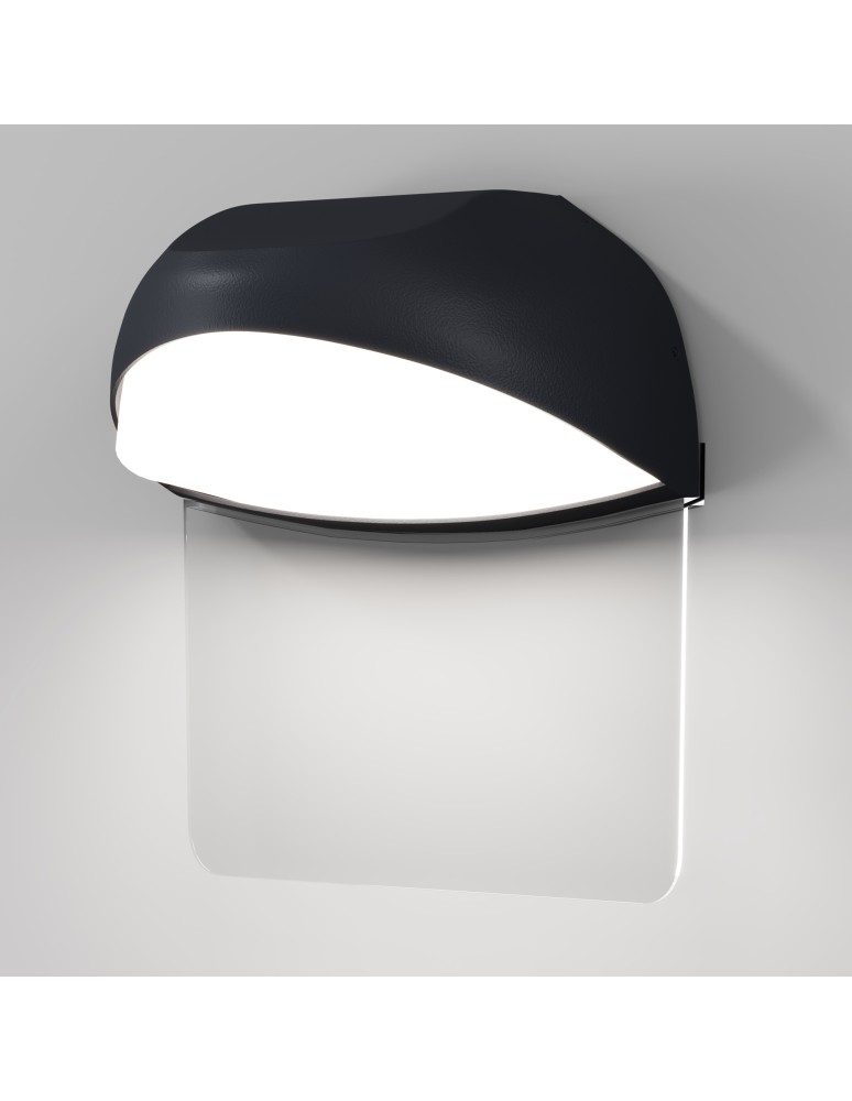 Maytoni Zewnętrzna Gloss Kinkiet/Ścienna LED 7W 500lm 3000K IP65 Graphite O447WL-L7GF3K Maytoni Zewnętrzna Gloss Kinkiet/Ścienna LED 7W 500lm 3000K IP65 Graphite O447WL-L7GF3K
