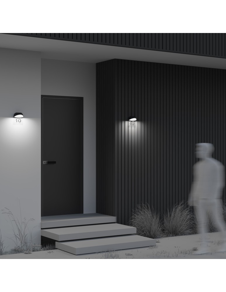 Maytoni Zewnętrzna Gloss Kinkiet/Ścienna LED 7W 500lm 3000K IP65 Graphite O447WL-L7GF3K Maytoni Zewnętrzna Gloss Kinkiet/Ścienna LED 7W 500lm 3000K IP65 Graphite O447WL-L7GF3K