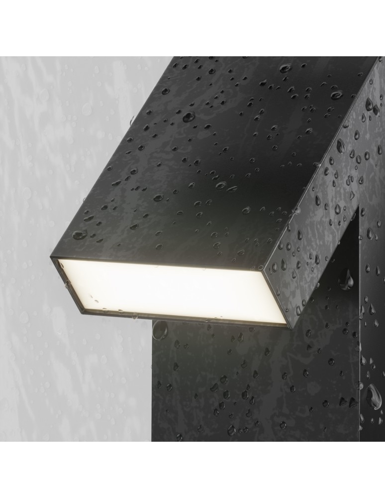 Maytoni Zewnętrzna Guss Ogrodowa LED 15W 550lm 3000K IP65 Graphite O592FL-L15GF3K