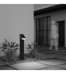 Lampy ogrodowe stojące - Maytoni Zewnętrzna Guss Ogrodowa LED 15W 550lm 3000K IP65 Graphite O592FL-L15GF3K - product 7