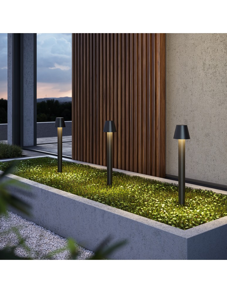 Maytoni Zewnętrzna Harz Ogrodowa LED 5W 400lm 3000K IP65 Graphite O421FL-L5GF Maytoni Zewnętrzna Harz Ogrodowa LED 5W 400lm 3000K IP65 Graphite O421FL-L5GF