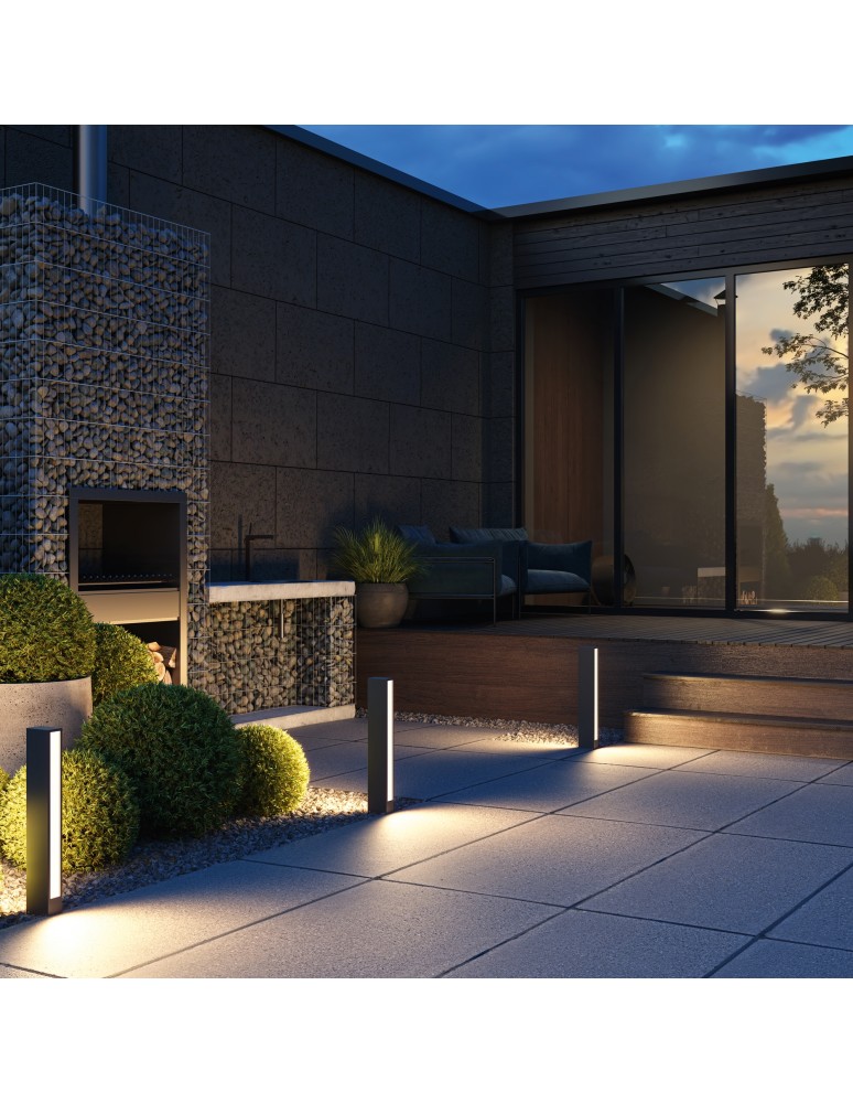 Maytoni Zewnętrzna Hof Ogrodowa LED 12W 450lm 3000K IP65 Graphite O422FL-L12GF Maytoni Zewnętrzna Hof Ogrodowa LED 12W 450lm 3000K IP65 Graphite O422FL-L12GF