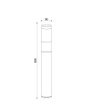 Maytoni Zewnętrzna Koln Ogrodowa LED 8W 450lm 4000K IP54 Black O590FL-L8B4K1 Maytoni Zewnętrzna Koln Ogrodowa LED 8W 450lm 4000K IP54 Black O590FL-L8B4K1