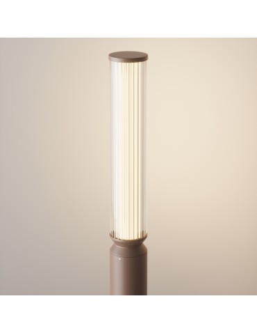 Maytoni Zewnętrzna Lit Ogrodowa LED 12W 750lm 3000K IP65 Brązowy O593FL-L12BR3K - produkt 2