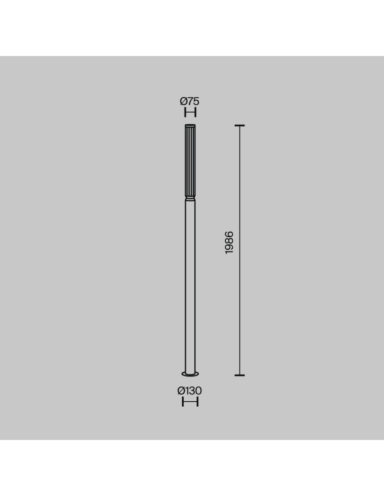 Maytoni Zewnętrzna Lit Ogrodowa LED 20W 1500lm 3000K IP65 Graphite O593FL-L20GF3K Maytoni Zewnętrzna Lit Ogrodowa LED 20W 1500lm 3000K IP65 Graphite O593FL-L20GF3K