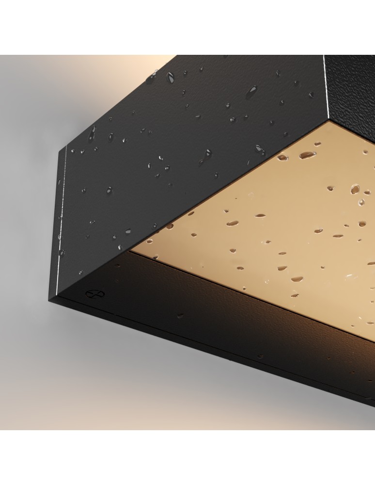 Maytoni Zewnętrzna Lot Kinkiet/Ścienna LED 20W 700lm 3000K IP65 Graphite O428WL-L20GF3K