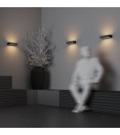 Kinkiety zewnętrzne - Maytoni Zewnętrzna Lot Kinkiet/Ścienna LED 20W 700lm 3000K IP65 Graphite O428WL-L20GF3K - product 7