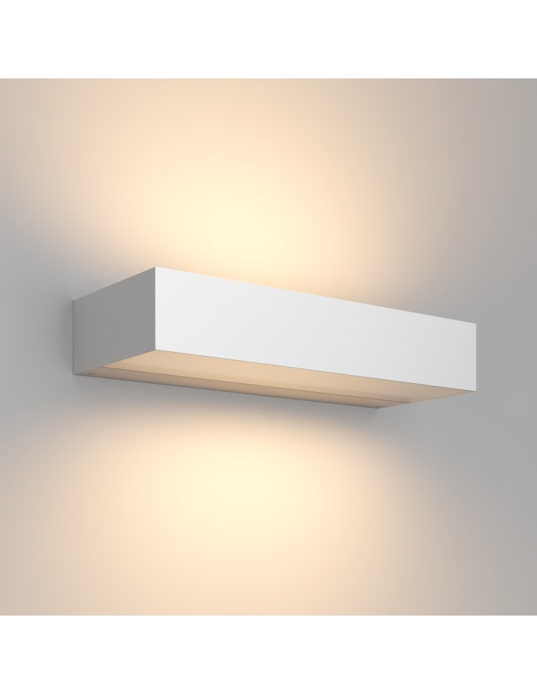 Maytoni Zewnętrzna Lot Kinkiet/Ścienna LED 20W 700lm 3000K IP65 Biały O428WL-L20W3K Maytoni Zewnętrzna Lot Kinkiet/Ścienna LED 20W 700lm 3000K IP65 Biały O428WL-L20W3K