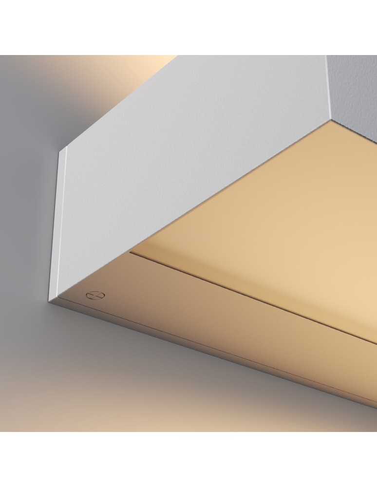 Maytoni Zewnętrzna Lot Kinkiet/Ścienna LED 20W 700lm 3000K IP65 Biały O428WL-L20W3K Maytoni Zewnętrzna Lot Kinkiet/Ścienna LED 20W 700lm 3000K IP65 Biały O428WL-L20W3K