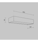 Maytoni Zewnętrzna Lot Kinkiet/Ścienna LED 20W 700lm 3000K IP65 Biały O428WL-L20W3K Maytoni Zewnętrzna Lot Kinkiet/Ścienna LED 20W 700lm 3000K IP65 Biały O428WL-L20W3K