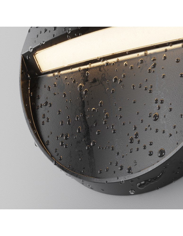 Maytoni Zewnętrzna Mane Oświetlenie Schodów/Scieżek LED 3W 100lm 3000K IP54 Black O046SL-L3B3K