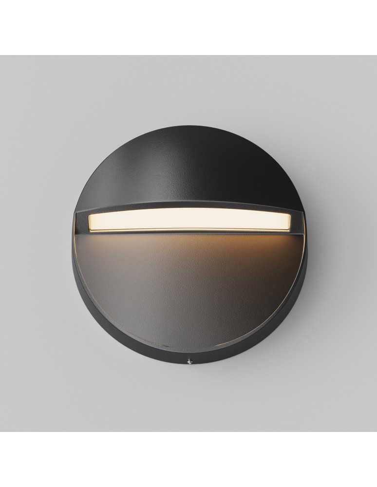 Maytoni Zewnętrzna Mane Oświetlenie Schodów/Scieżek LED 3W 100lm 3000K IP54 Black O046SL-L3B3K