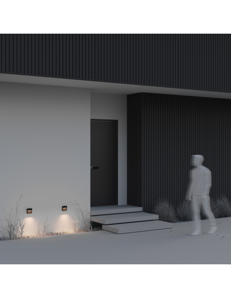 Maytoni Zewnętrzna Mane Oświetlenie Schodów/Scieżek LED 3W 100lm 3000K IP54 Black O047SL-L3B3K Maytoni Zewnętrzna Mane Oświetlenie Schodów/Scieżek LED 3W 100lm 3000K IP54 Black O047SL-L3B3K