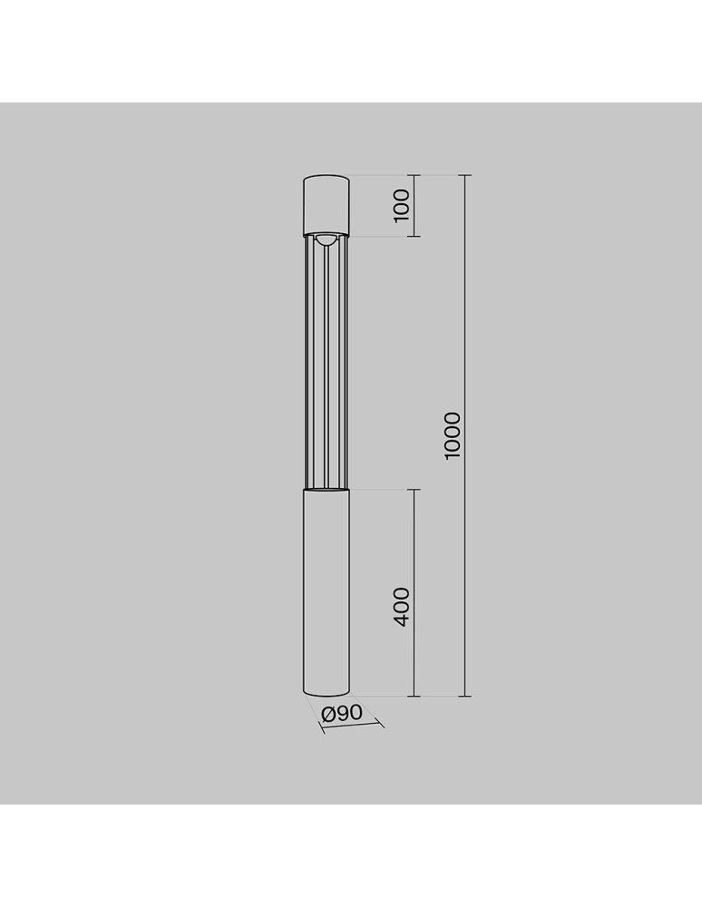 Maytoni Zewnętrzna Mill Ogrodowa LED 12W 1000lm 3000K IP65 Graphite O427FL-L12GF3K Maytoni Zewnętrzna Mill Ogrodowa LED 12W 1000lm 3000K IP65 Graphite O427FL-L12GF3K