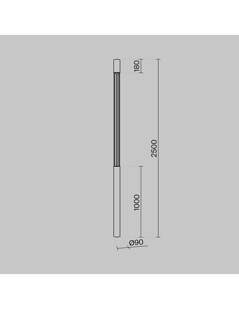 Maytoni Zewnętrzna Mill Ogrodowa LED 30W 2200lm 3000K IP65 Graphite O427FL-L30GF3K Maytoni Zewnętrzna Mill Ogrodowa LED 30W 2200lm 3000K IP65 Graphite O427FL-L30GF3K