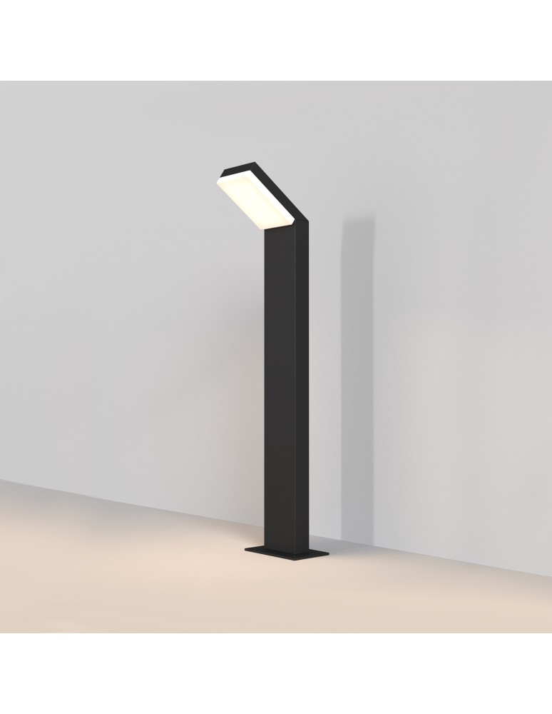 Maytoni Zewnętrzna Paso Ogrodowa LED 12W 660lm 3000K IP54 Black O595FL-L12B3K