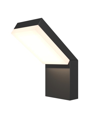 Maytoni Zewnętrzna Paso Kinkiet/Ścienna LED 12W 865lm 3000K IP54 Black O595WL-L12B3K